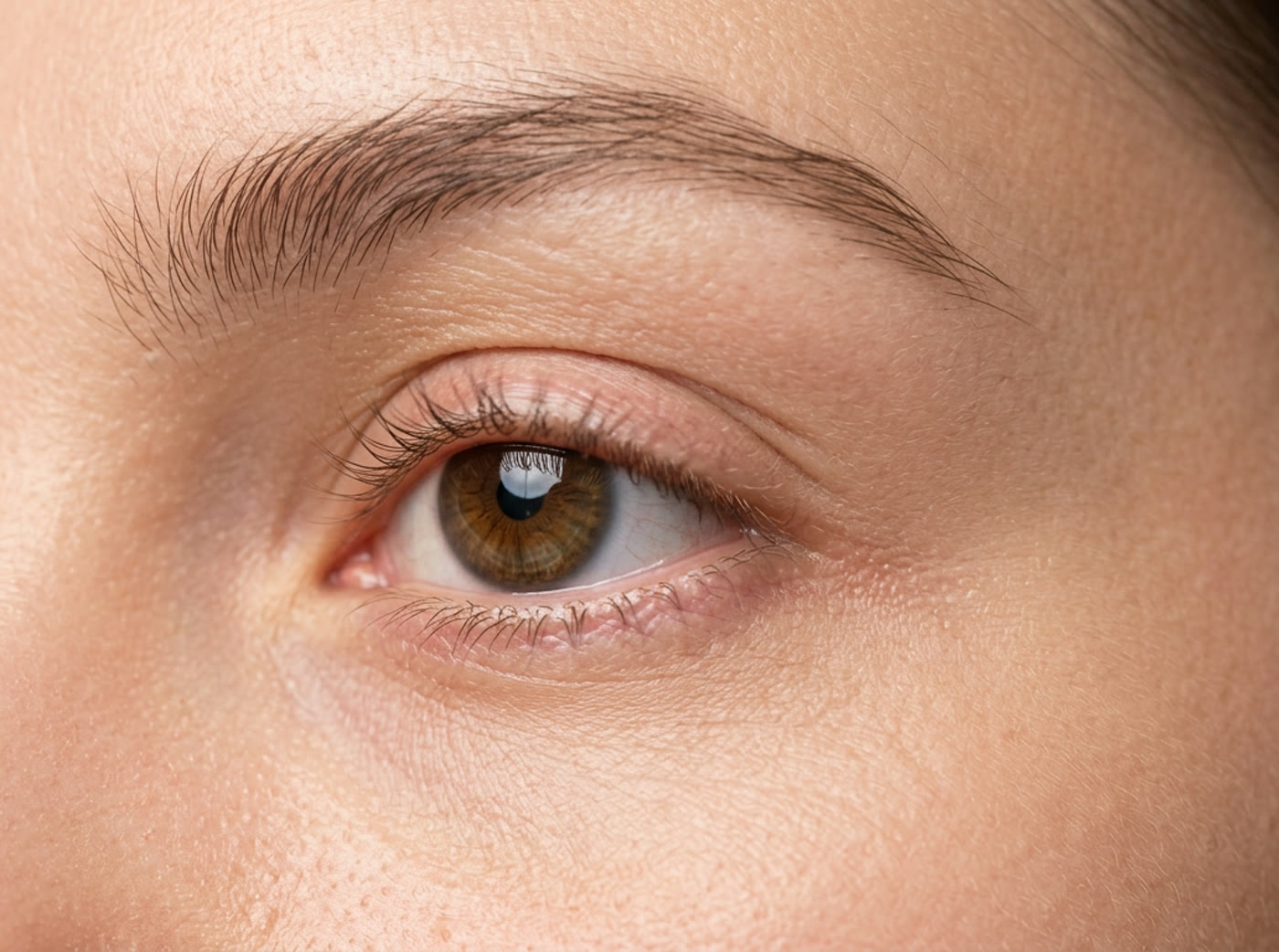 Natural lashes, no extensions