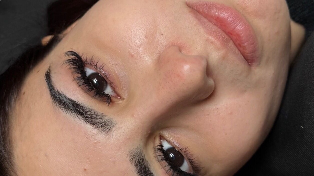 Volume with laminated brows by Emma-Leigh